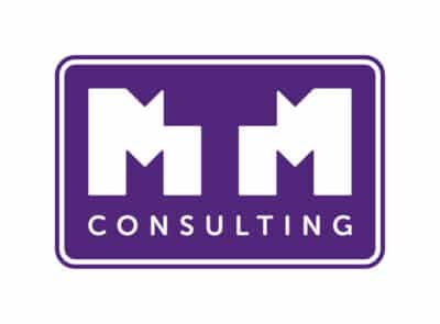MTM Consulting logo with stylized “M M” lettering inside a purple rounded rectangle and “CONSULTING” below.