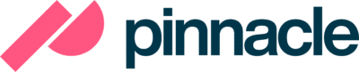 Pinnacle logo with a pink abstract icon and the word “pinnacle” in dark teal text.