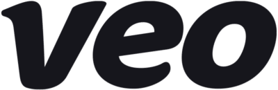 Veo logo in dark text featuring the stylized lowercase word “veo”.