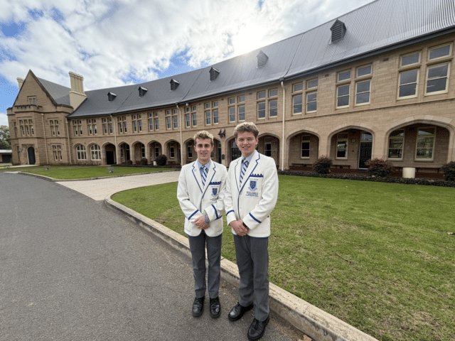 School Captain and deputy at St Peter’s College, Adelaide 